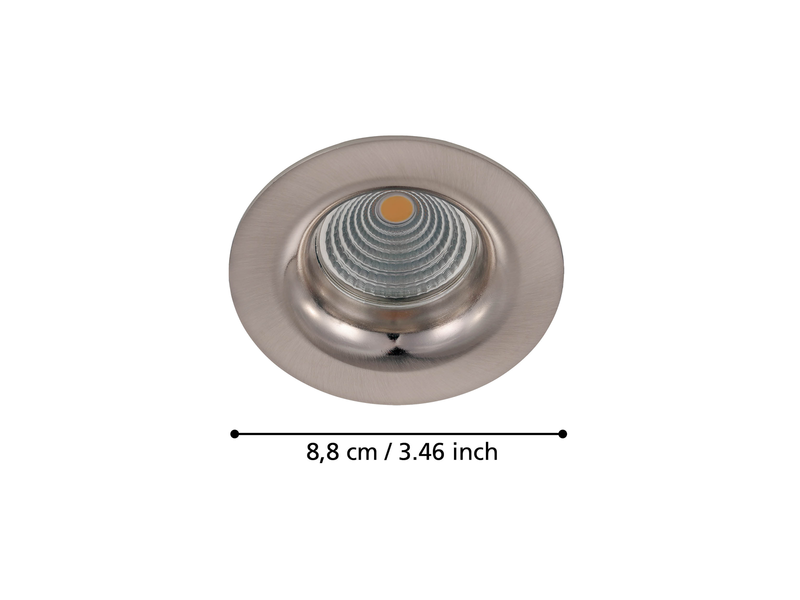 EGLO SALICETO Einbauleuchte, nickel-matt