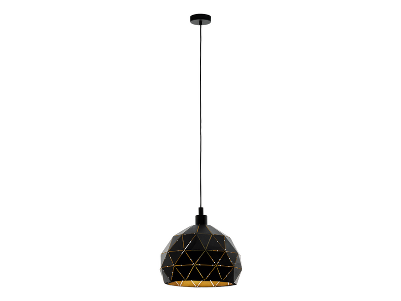 EGLO ROCCAFORTE Hängeleuchte, schwarz, gold