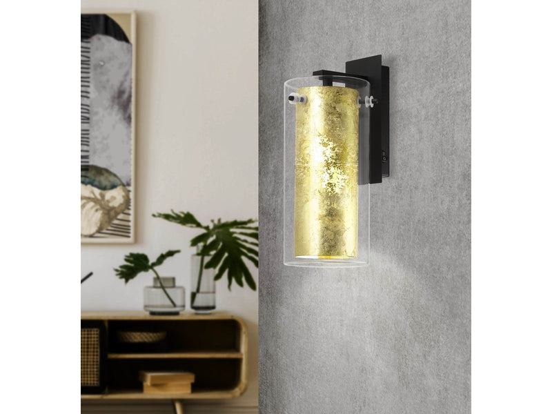 EGLO PINTO GOLD Wandleuchte, klar, gold