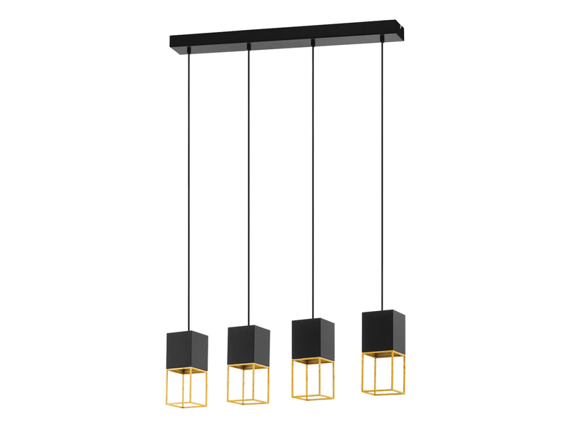 EGLO MONTEBALDO Hängeleuchte, schwarz, gold
