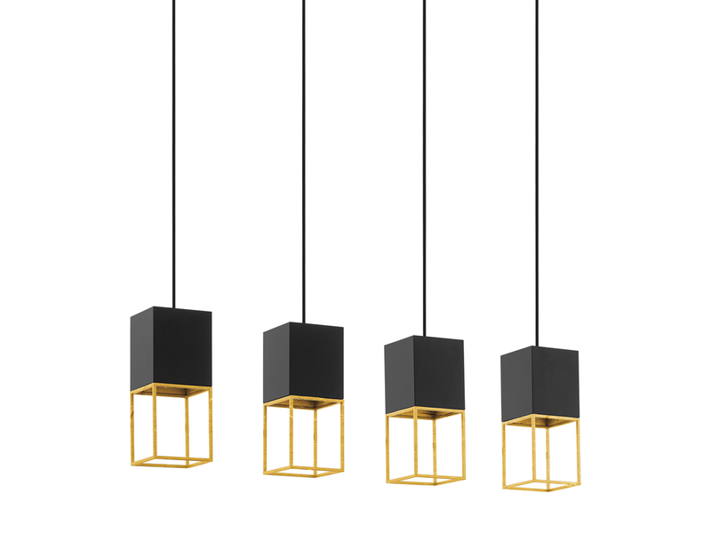EGLO MONTEBALDO Hängeleuchte, schwarz, gold