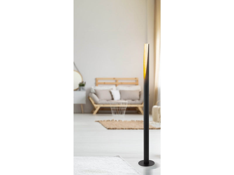 EGLO BARBOTTO Stehleuchte, schwarz, gold