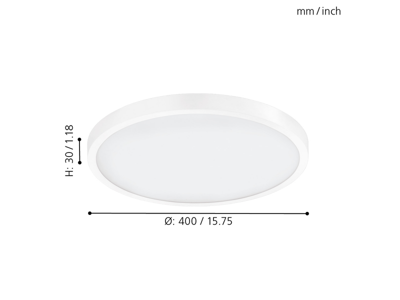 EGLO FUEVA 1 Aufbauleuchte, weiss
