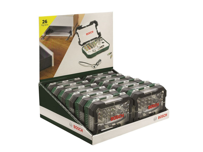 Bosch BITS-OG TOPNØGLESÆT M/SKRALDE PL