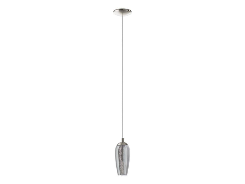 EGLO FARSALA Hängeleuchte, schwarz-transparent, klar