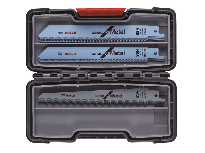 Bosch BAJONETSAVKL 15 STK TRÆ/MET BASIC T.BOX