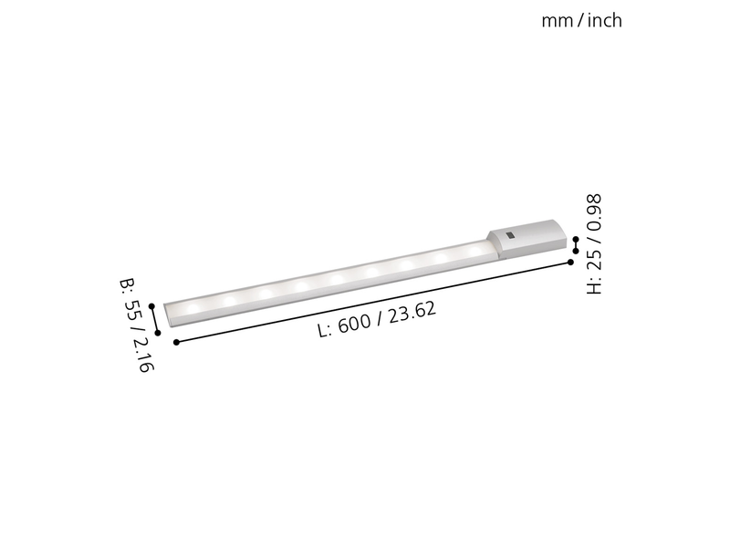 EGLO TEYA Unterbauleuchte, weiss