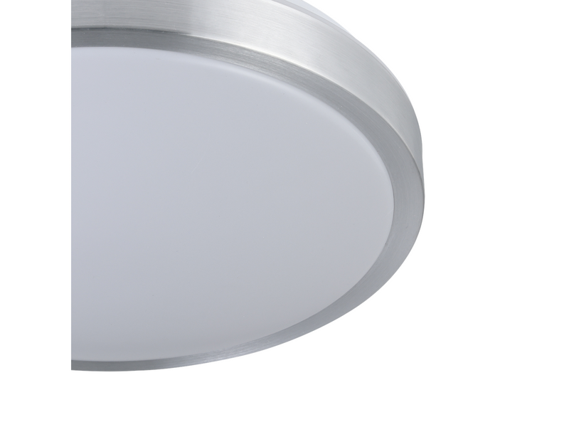 EGLO COMPETA 1 Wand- / Deckenleuchte, weiss, nickel-matt