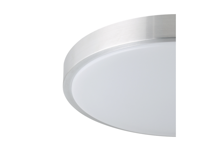 EGLO COMPETA 1 Wand- / Deckenleuchte, weiss, nickel-matt