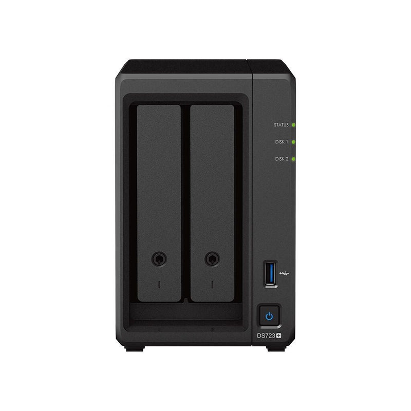 Synology DiskStation DS723+ 2 Einschübe NAS-Server Leergehäuse (DS723+) + 12 TB Synology Plus (2x 6TB)