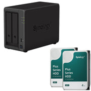 Synology DiskStation DS723+ 2 Einschübe NAS-Server Leergehäuse (DS723+) + 8 TB Synology Plus (2x 4TB)