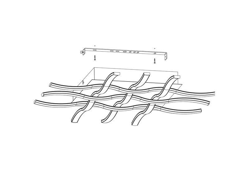 EGLO LASANA 1 Wand- / Deckenleuchte, weiss