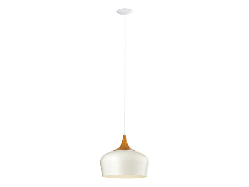 EGLO OBREGON Hängeleuchte, creme, eiche