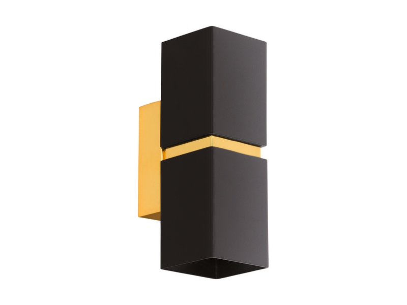EGLO PASSA Wandleuchte, schwarz, gold