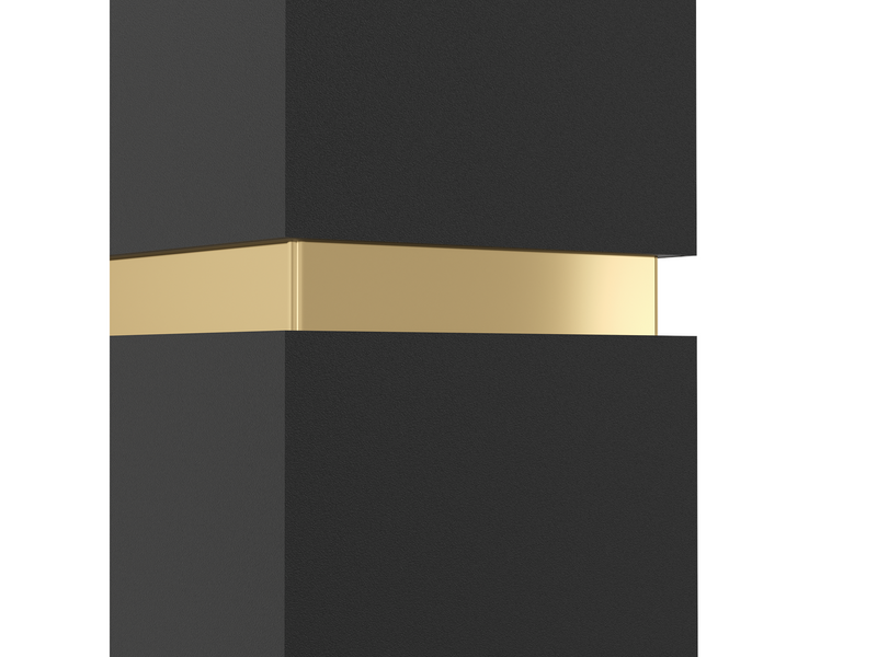 EGLO PASSA Wandleuchte, schwarz, gold