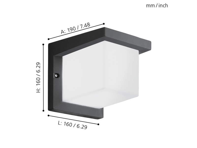EGLO DESELLA 1 Wandleuchte, weiss