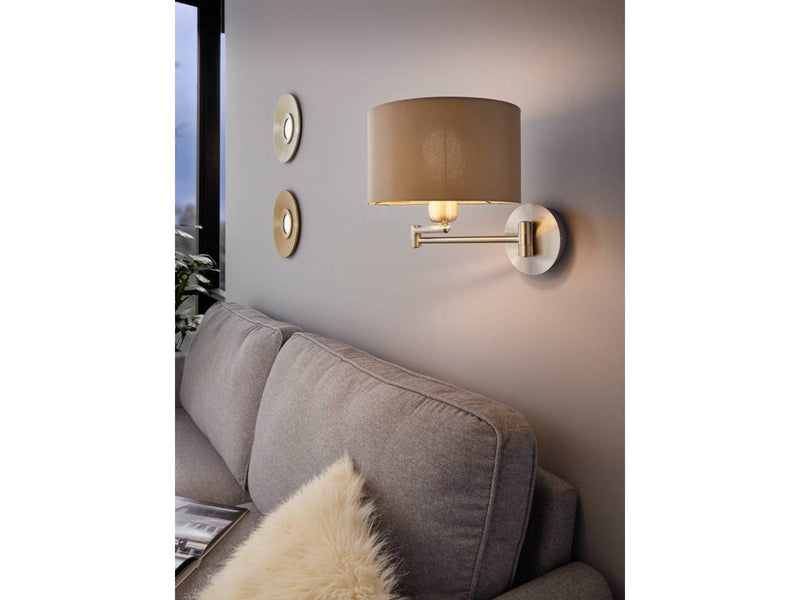 EGLO MASERLO Wandleuchte, taupe, gold