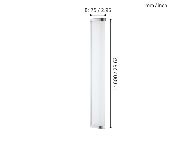 EGLO GITA 2 Wand- / Deckenleuchte, weiss
