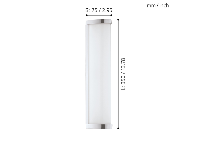 EGLO GITA 2 Wand- / Deckenleuchte, weiss