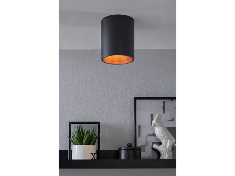 EGLO POLASSO Deckenleuchte, schwarz, kupfer