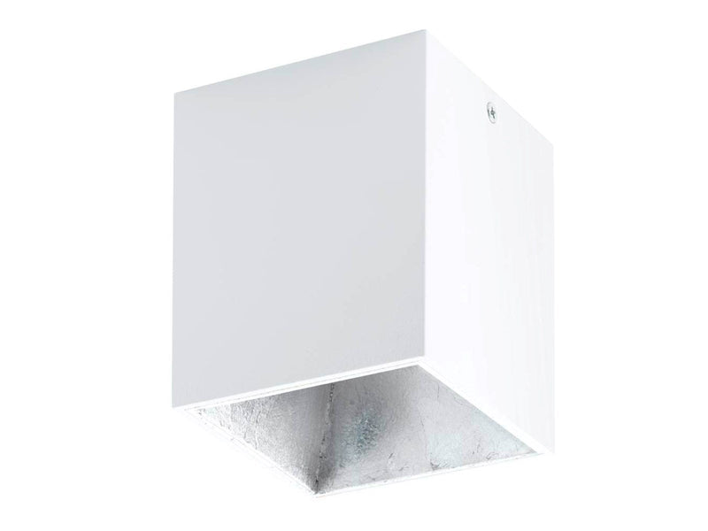 EGLO POLASSO Deckenleuchte, weiss, silber