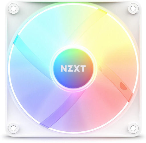 NZXT F120 RGB Core - Gehäuselüfter, Weiß (120mm, 8x LED)