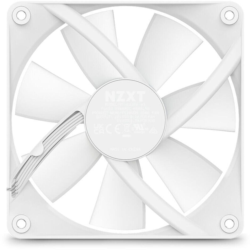 NZXT F120 RGB Core - Gehäuselüfter, Weiß (120mm, 8x LED)