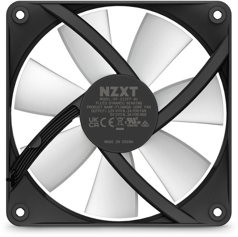 NZXT F120 RGB Core - Gehäuselüfter, Schwarz