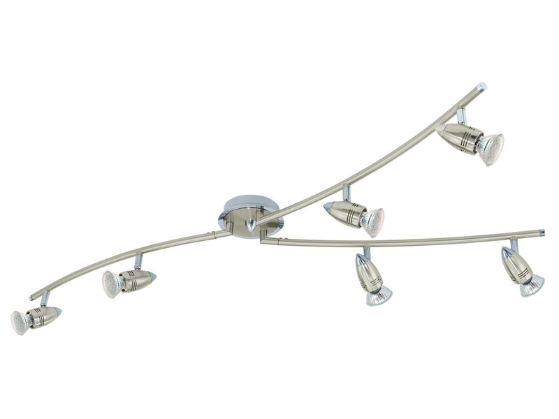 EGLO MAGNUM-LED Spot, nickel-matt, chrom