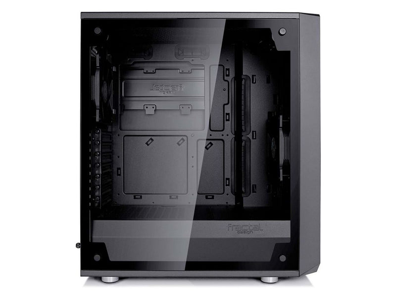 Fractal Design Meshify C TG - Black - Gehäuse - Miditower - Schwarz