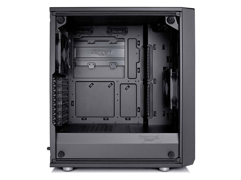 Fractal Design Meshify C TG - Black - Gehäuse - Miditower - Schwarz