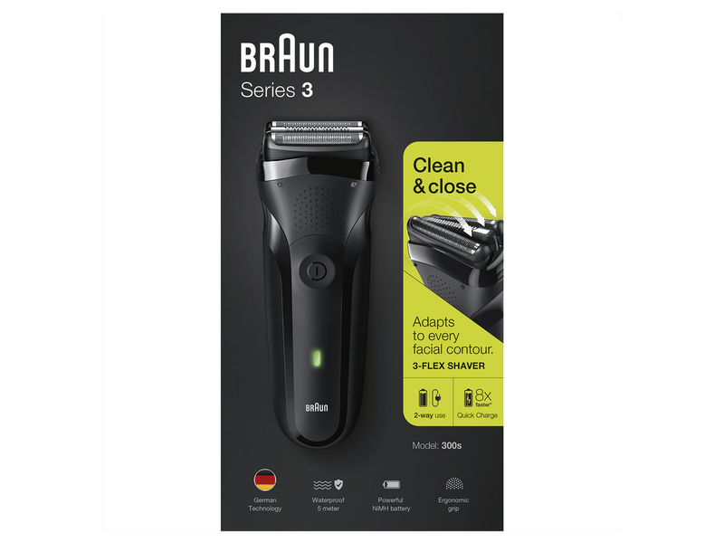 Braun Rasierapparate Series 3 300s Black