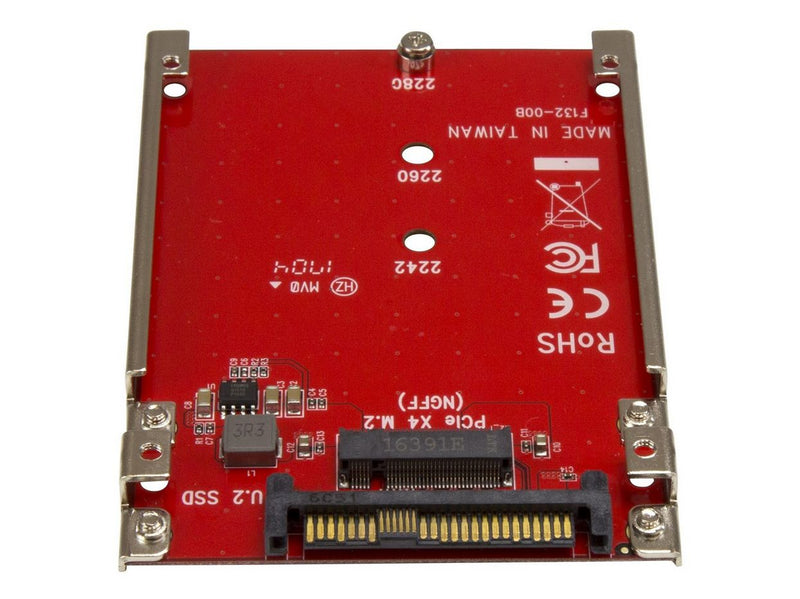 StarTech.com M.2 Drive to U.2 (SFF-8639) Host Adapter for M.2 PCIe NVMe SSDs - interfaceadapter - M.2 Card - U.2