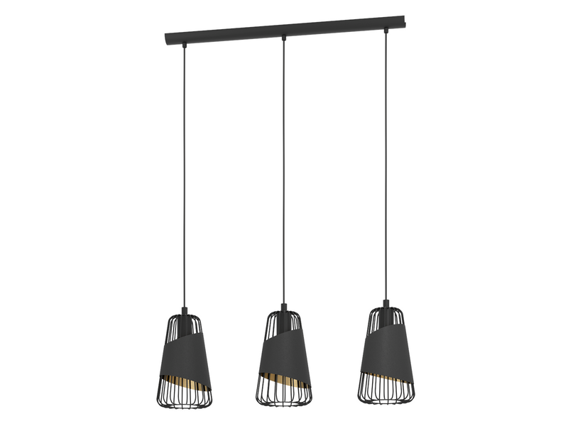 EGLO AUSTELL Hängeleuchte, schwarz, gold