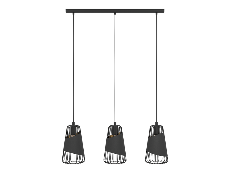 EGLO AUSTELL Hängeleuchte, schwarz, gold