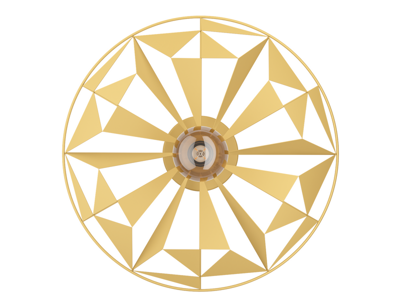 EGLO CASTANUELO Wand- / Deckenleuchte, goldfarben