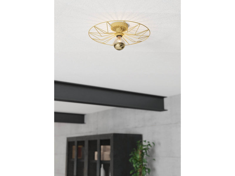 EGLO CASTANUELO Wand- / Deckenleuchte, goldfarben