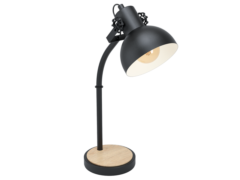 EGLO LUBENHAM Tischleuchte, schwarz, braun