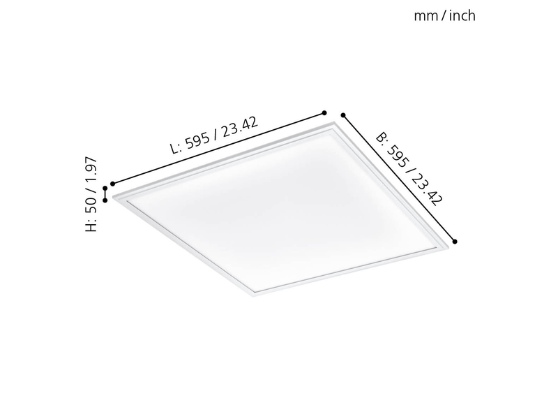 EGLO SALOBRENA 1 Deckenleuchte, weiss