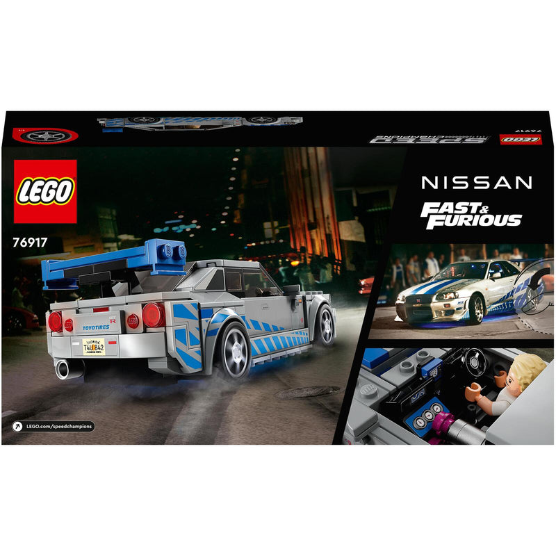 LEGO® Speed Champions 2 Fast 2 Furious - Nissan Skyline GT-R (R34) 76917
