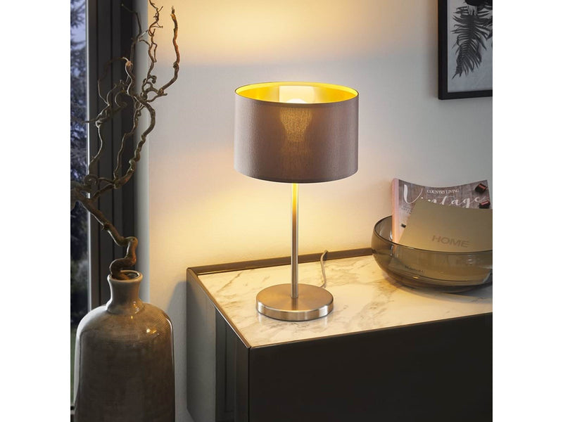 EGLO MASERLO Tischleuchte, cappuccino, gold