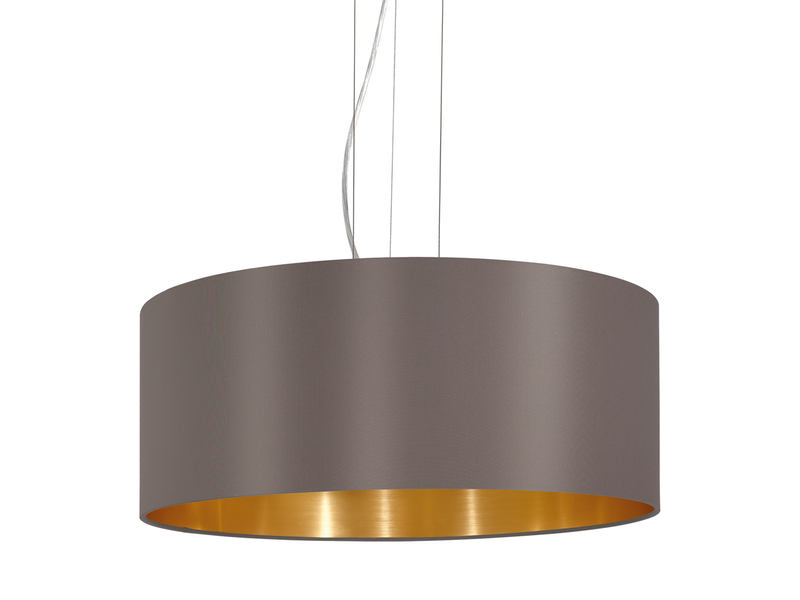 EGLO MASERLO Hängeleuchte, cappuccino, gold