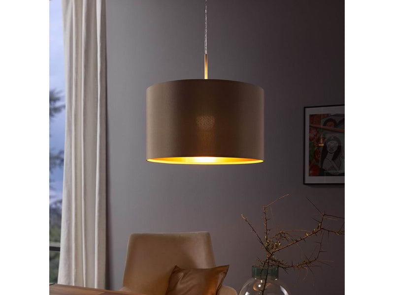 EGLO MASERLO Hängeleuchte, taupe, gold