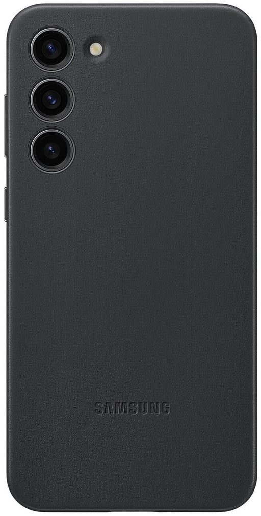 Samsung Leather Cover für Galaxy S23+ (Schwarz)