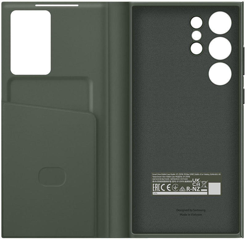 Samsung Smart View Wallet Case für Galaxy S23 Ultra (Grün)