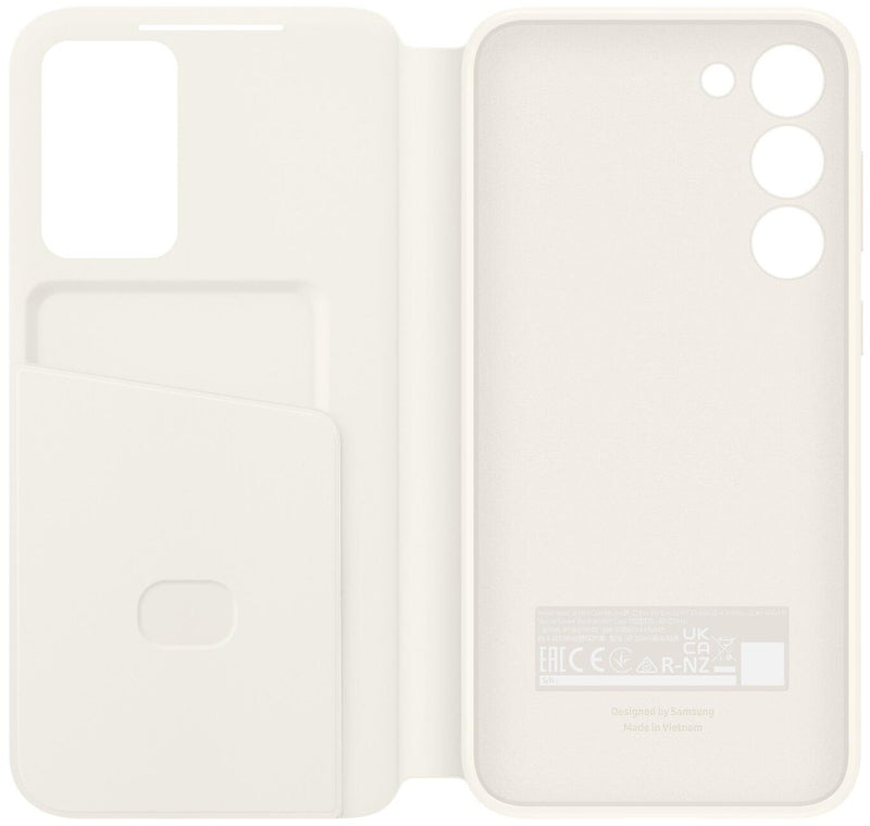 Samsung Smart View Wallet Case für Galaxy S23+ (Creme)