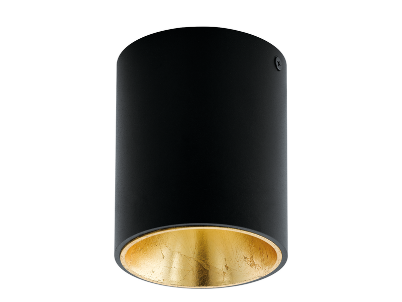 EGLO POLASSO Deckenleuchte, schwarz, gold