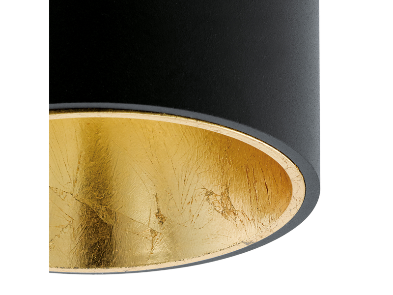 EGLO POLASSO Deckenleuchte, schwarz, gold