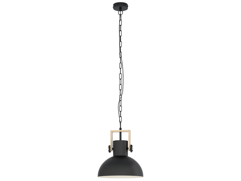 EGLO LUBENHAM Hängeleuchte, schwarz, braun