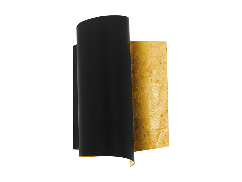 EGLO FALICETTO Wandleuchte, schwarz, gold